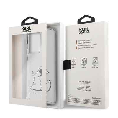 7. Karl Lagerfeld KLHCS69CFNRC S20 Ultra G988 transparent Choupette Fun