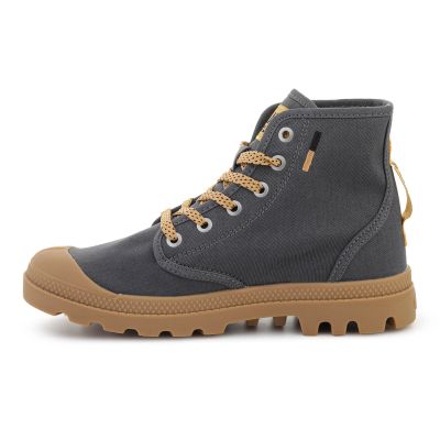 4. PALLADIUM PAMPA HI HTG GUM IRON 74988-006