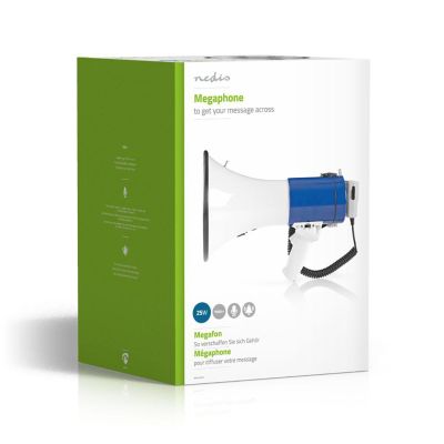 2. Megafon Nedis 1500m 135dB Niebieski/Biały