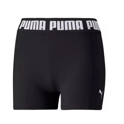 Spodenki damskie treningowe Puma Stron 3 elastyczne czarne wygodne