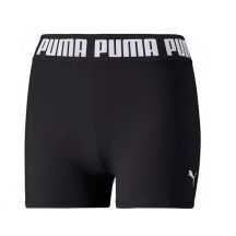 Spodenki damskie treningowe Puma Stron 3 elastyczne czarne wygodne