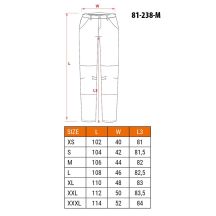 Spodnie robocze HD Slim, pasek, rozmiar M