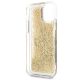 4. Etui Guess 4G Big Liquid Glitter na iPhone 11 6,1" / Xr - złote