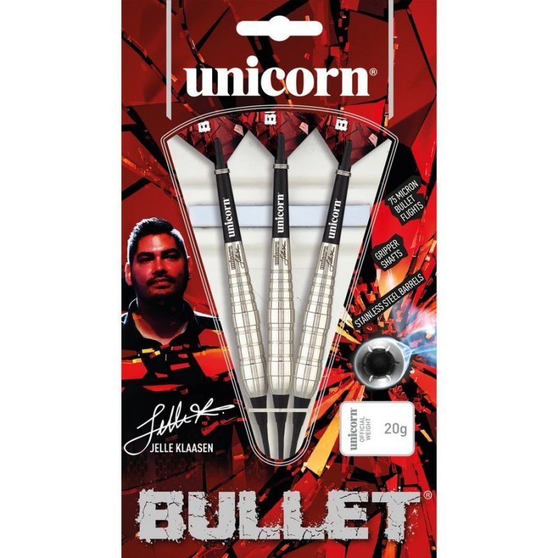 5. Rzutki soft tip Unicorn Bullet Stainless Steel- Jelle Klaasen 20g:23531
