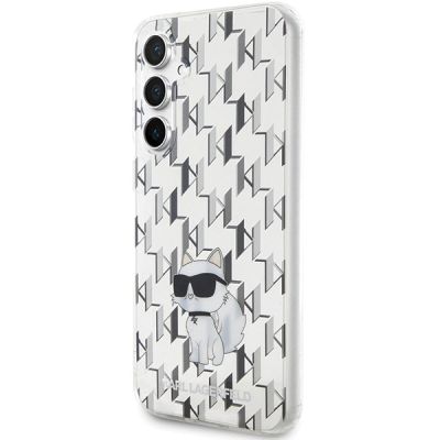 2. Etui Karl Lagerfeld Monogram Choupette na Samsung Galaxy S23 FE - przezroczyste
