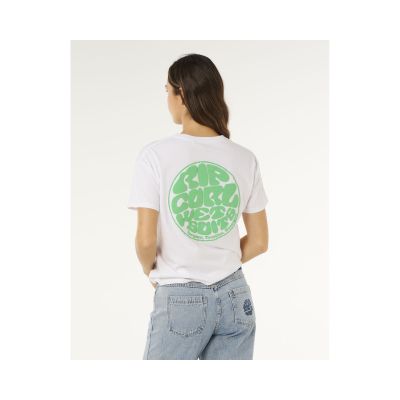 3. Koszulka damska RIP CURL Icons Of Surf Relaxed Tee biała