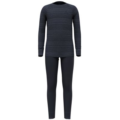 2. Zestaw bielizny termoaktywnej dziecięcej Odlo ACTIVE WARM ECO granatowy