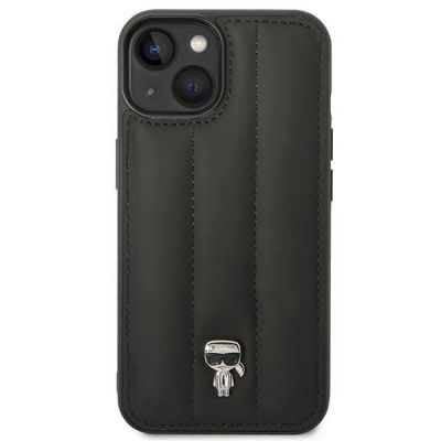 3. Etui Karl Lagerfeld Puffy Ikonik Pin na iPhone 14 / 15 / 13 - czarne