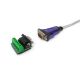 Equip 133387 kabel równoległy Szary 1,5 m USB Typu-A DB-9
