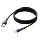 3. Kabel Joyroom Starry series SA32-AC6 100W USB-A / USB-C 1m - czarny
