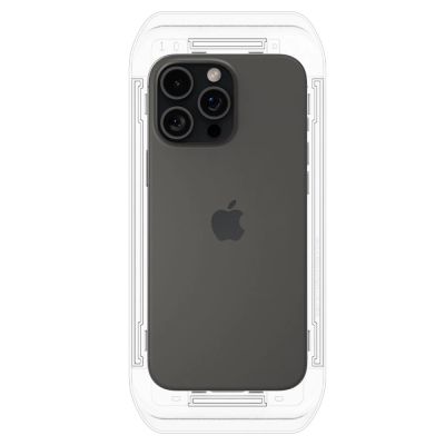 10. Szkło hartowane Spigen Glas.tR EZ Fit Privacy na iPhone 16 Pro / 17 / 17 Pro - 2 szt.