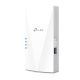 4. Wzmacniacz sygnału TP-Link AX3000 Wi-Fi 6, szybkość 574 Mb/s w paśmie 2,4 GHz + 2402 Mb/s w paśmie 5 GHz, spec: 2 anteny wewnętrzne, 1 port gigabitowy, dwurdzeniowy procesor Qualcomm 1,0 GHz, 1024 QAM, HE160 dla 5 GHz, wall plugged, funkcja: aplikacja