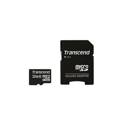 3. SD microSD Card  32GB Transcend SDHC Class10 w/adapter