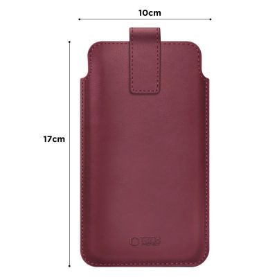 2. Etui Tech-Protect SM65 dla smartfonów 6.0-6.9" - bordowe