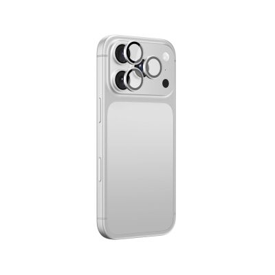 2. Szkło szafirowe na obiektyw aparatu AMAZINGTHING Titan Vision Lens Sapphire na iPhone 18 Pro / 18 Pro Max - srebrne