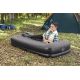 21. Bestway 671BT dmuchany materac Pojedynczy materac Czarny, Szary Unisex