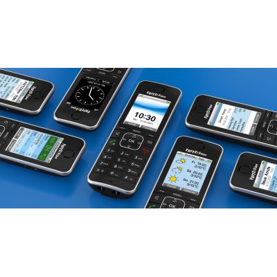 5. FRITZ!Fon C6 Telefon w systemie DECT Nazwa i identyfikacja dzwoniącego Czarny