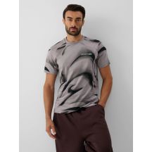 T-shirt regular z nadrukiem męski 4F 4FRAW26TTSHM4668-20A