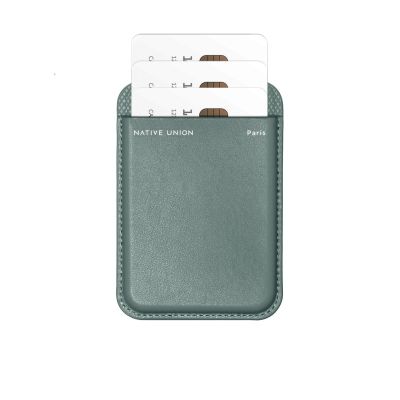 6. Native Union (Re)Classic Wallet - skórzany portfel kompatybilny z MagSafe (slate green)