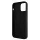 7. Etui Guess Silicone Vintage na iPhone 12 mini - czarno-białe
