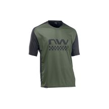 Koszulka rowerowa NORTHWAVE Edge Jersey Short Sleeve - zielony/czarny