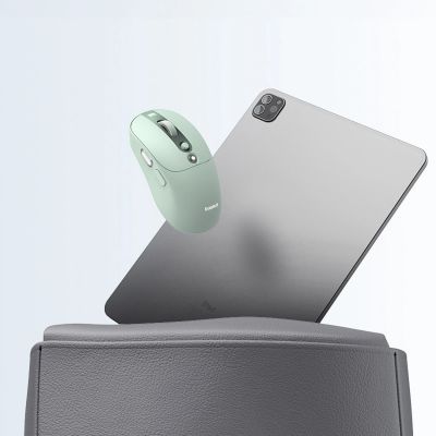 8. Mysz komputerowa Baseus Editor bezprzewodowa z akumulatorem 800mAh i wskaźnikiem stanu baterii - zielona
