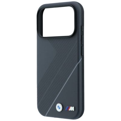 6. Etui BMW M Tire Track with Silver Line MagSafe na iPhone 18 Pro Max / 17 Pro Max - grafitowe