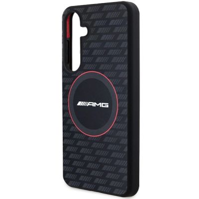 6. Etui AMG Silicone Carbon Pattern MagSafe na Samsung Galaxy S24 - czarne
