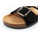 6. Lee Cooper buty laczki damskie klapki wsuwane czarne zamsz wygodne lekkie