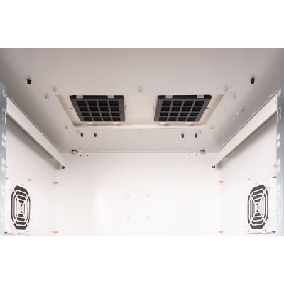 2. Digitus Szafa sieciowa wisząca 19" 7U rack 600x600, drzwi pełne, szary, niedzielona, złożona, IP55, 100kg