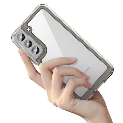 2. Outer Space Case etui do Samsung Galaxy S22+ (S22 Plus) sztywny pokrowiec z żelową ramką niebieski