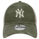 2. New Era 9TWENTY Trucker MLB Cotton Canvas New York Yankees Cap 60856386 Zielone OSFM