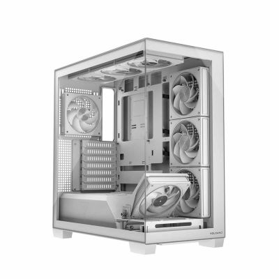 32. MODECOM OBUDOWA VOLCANO STELLAR ARGB MIDI 8F WHITE