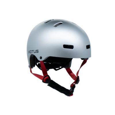 3. Kask rowerowy Motus MD-107 rozmiar M, srebrny (MOTHAM30S)
