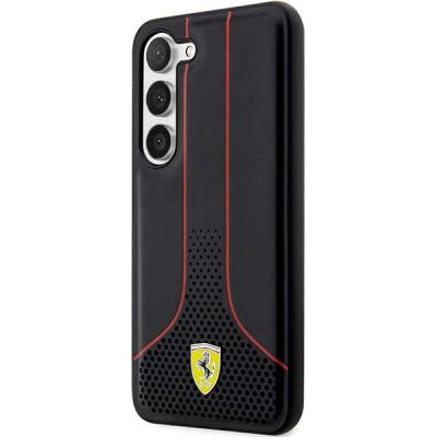 2. Etui Ferrari Perforated 296 P na Samsung Galaxy S23+ - czarne