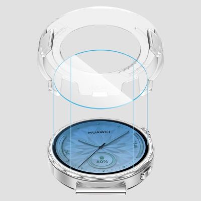 4. Szkło hartowane Tech-Protect Easy Set+ 2-pack na Huawei Watch GT 5 41 mm - przezroczyste