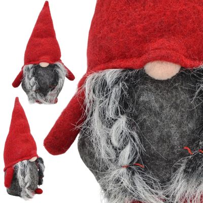 SKRZAT KRASNAL GNOM ŚWIĄTECZNY 16x13x30CM