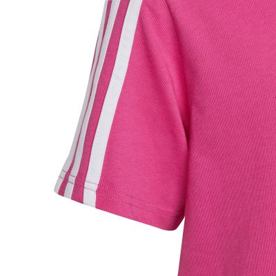 10. Koszulka adidas Essentials 3-Stripes Cotton Loose Fit Boyfriend Tee Jr IC3639