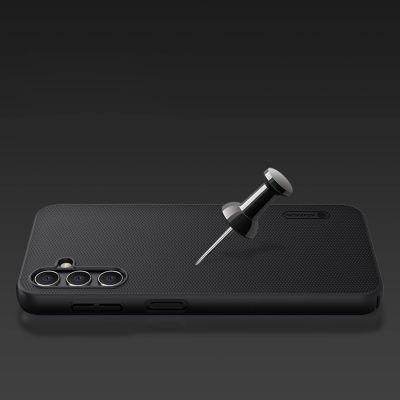16. Nillkin Super Frosted Shield etui do Samsung Galaxy A14 5G / Galaxy A14 pokrowiec na telefon czarne