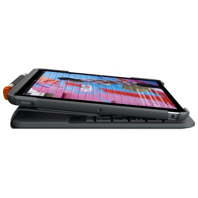 Logitech Slim Folio QWERTZ Niemiecki Bluetooth Grafitowy