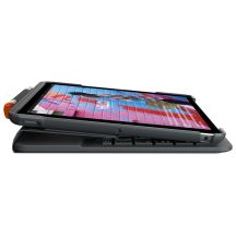 Logitech Slim Folio QWERTZ Niemiecki Bluetooth Grafitowy