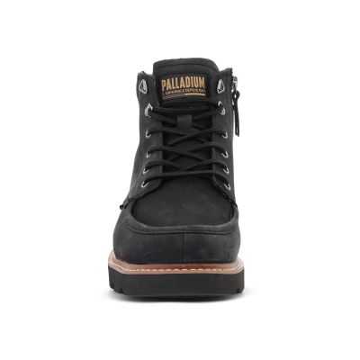 2. PALLADIUM TROOPERLITE GRIT ZIP BLACK/BLACK 04985-001