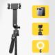 13. Premium selfie stick Wozinsky WST-360YS 1,8m z funkcją statywu z automatycznym śledzeniem twarzy 360° AI sterowanie gestami - czarny