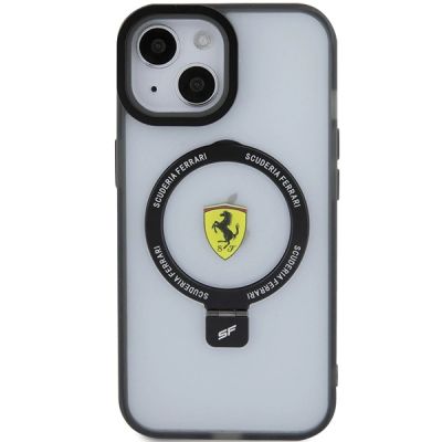 3. Etui Ferrari Ring Stand 2023 Collection MagSafe na iPhone 15 - czarne