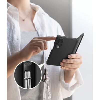 8. Etui Ringke Onyx Flap Magsafe na Samsung Galaxy Z Fold 8 - czarne