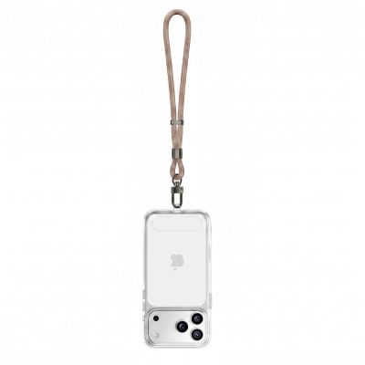 4. Smycz Tech-Protect C11S Rope Wrist Strap do telefonu - beżowa