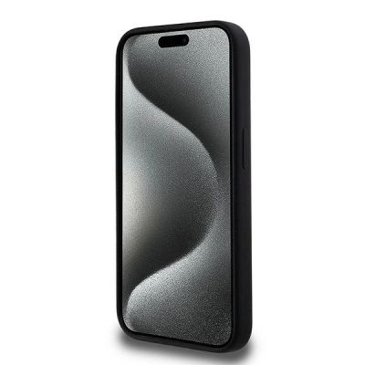 5. Etui Karl Lagerfeld Silicone Karl&Choupette MagSafe na iPhone 15 Pro Max - czarne