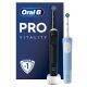 3. Oral-B Vitality Pro Duo Dorosły Obrotowo-pulsacyjna szczoteczka do zębów Czarny, Niebieski, Biały
