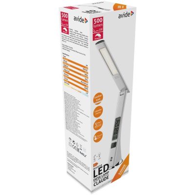 3. Avide ABLDL-BLC-5W-WH lampa stołowa LED F Biały