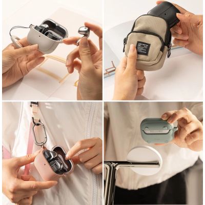6. Etui Ringke Onyx MagSafe na Samsung Galaxy Buds 3 / 3 Pro - czarny